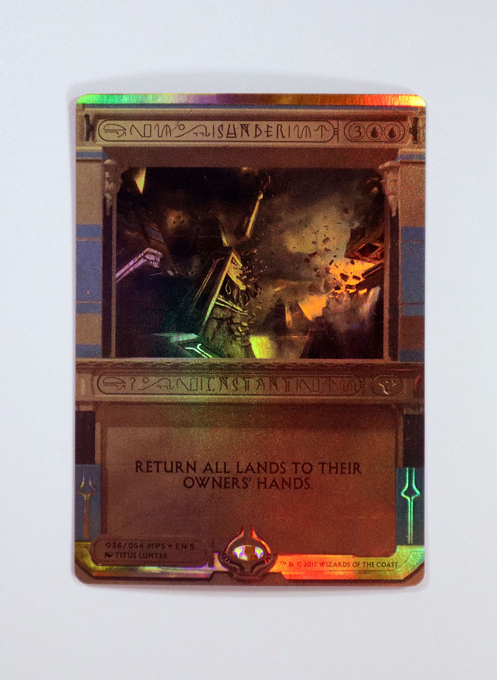 Sunder #036 Foil from Amonkhet Invocations (MP2) MTG Proxy - Magic Cardplus